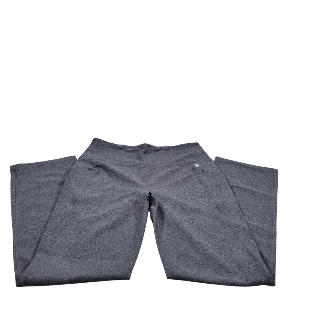 NWOT Eddie Bauer‎ Trail Tight Bootcut Women L Gray Excellent High Rise Yoga Pant